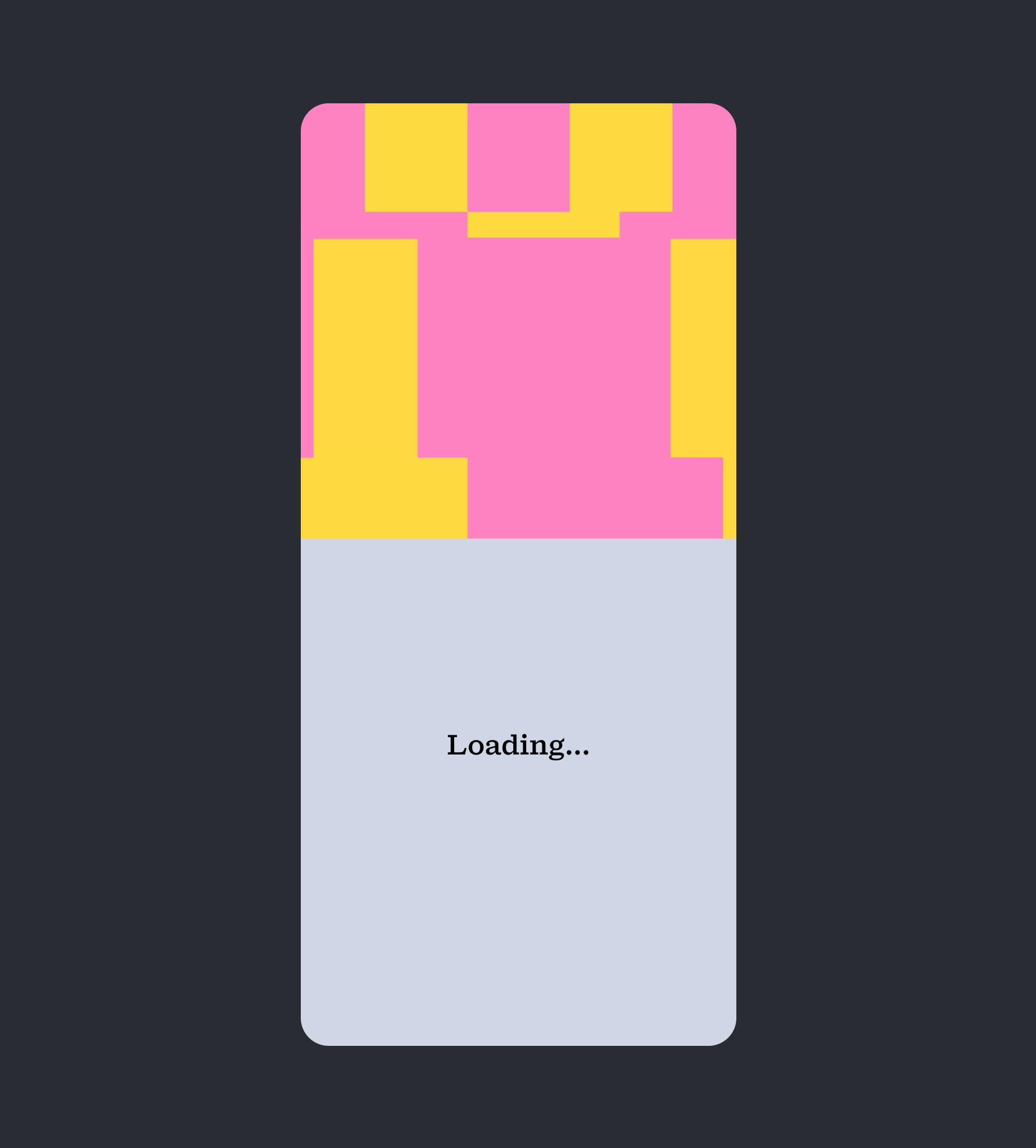 Reimagined Discover — loading personalised recommendations