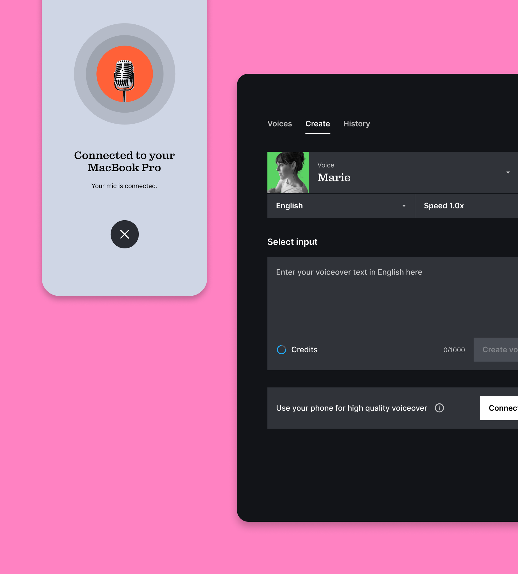 Concept exploration — AI voice assistant