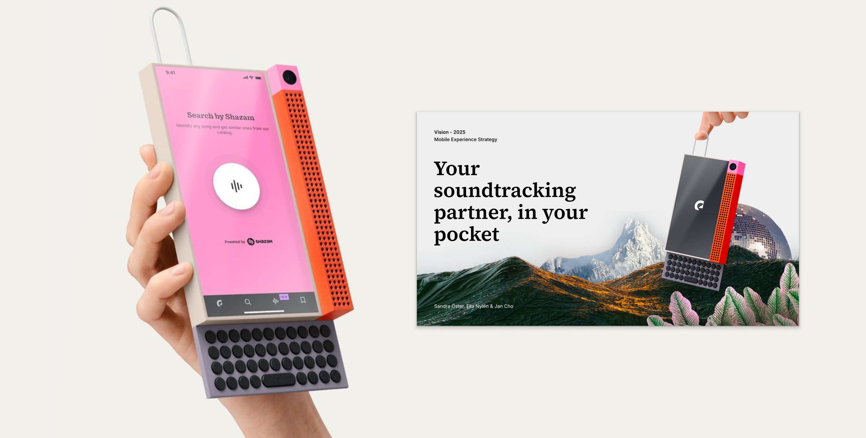 Your soundtracking partner, in your pocket — mobile experience strategy vision
