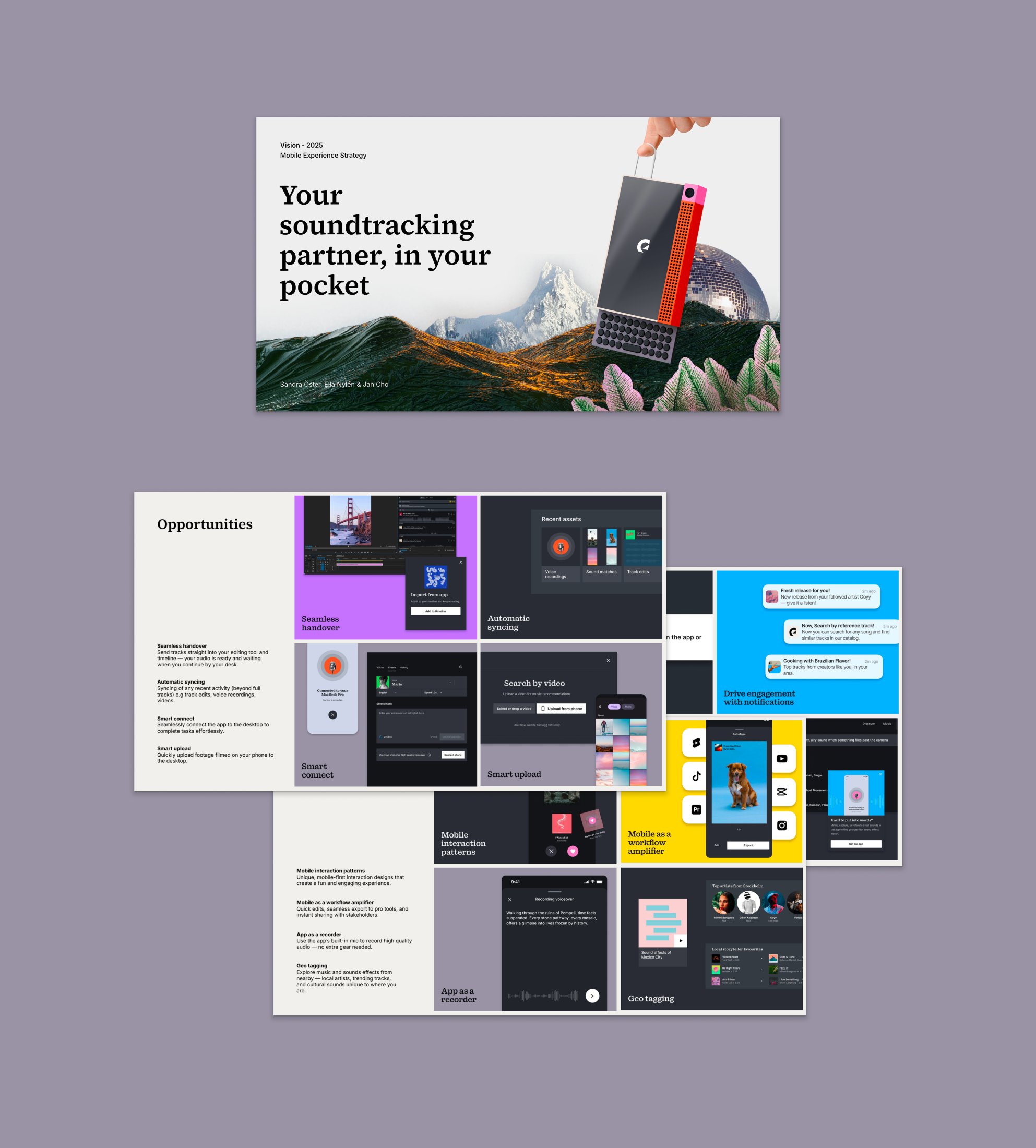 Mobile experience strategy deck